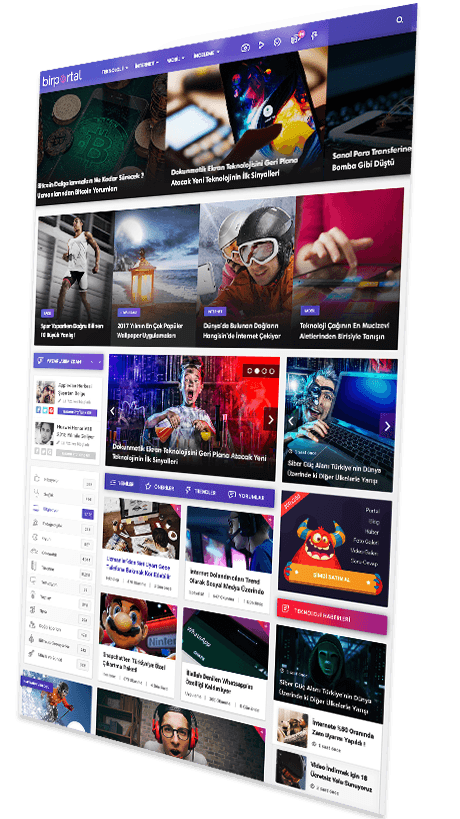 WordPress Portal Teması - BirPortal
