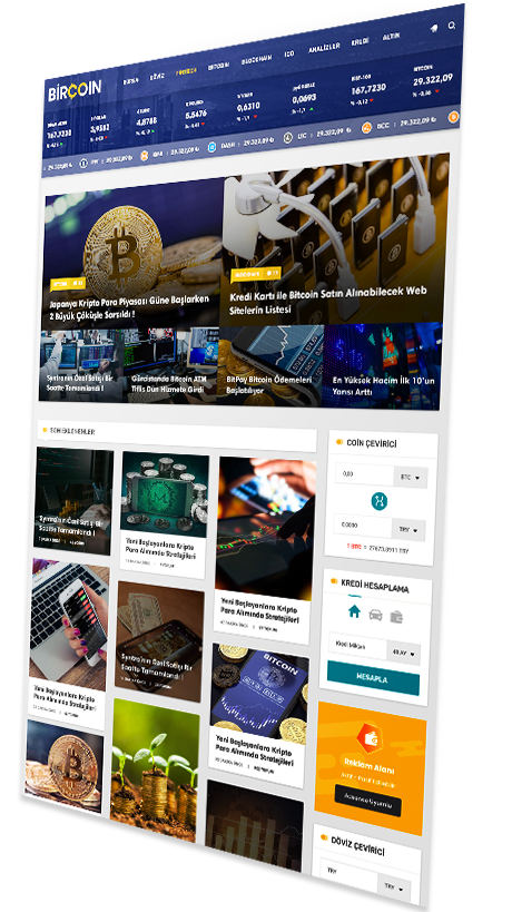 WordPress Bitcoin ve Finans Teması